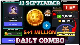 11 September Hamster Kombat Daily Combo Cards | Hamster Kombat Daily Combo Cards 11 September |Combo