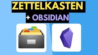 Obsidian Zettlekasten Setup: 5 features of Obsidian and how I setup a Zettelkasten workflow!