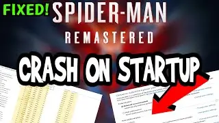 How To Fix Spiderman Remastered Crashes! (100% FIX)