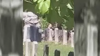 Ghost hunter searches for paranormal activity at Atlanta cemetery