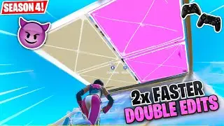 How to EDIT FASTER on Console in Season 4 *DOUBLE EDIT SPEED* (PS4/XBOX) - Advanced Fortnite Guide🔧