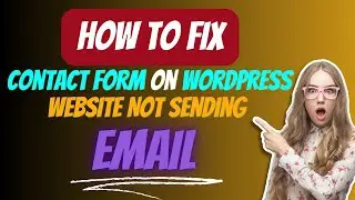 How to Fix contact form Not Sending Email | wpforms not sending email to gmail | wp mail smtp