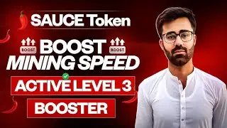 How To Boost Sauces Token Mining Speed || How To Buy Booster On Sauces Mining App