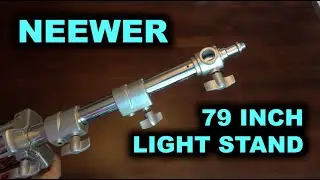 NEEWER 79 Inch Stainless Steel Light Stand - Unboxing & Review