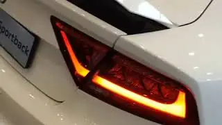 Audi RS7 Sportback Reving at Audi dealership