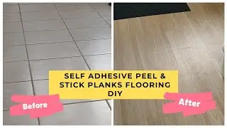 DIY Self Adhesive Peel & Stick Flooring Vinyl Planks