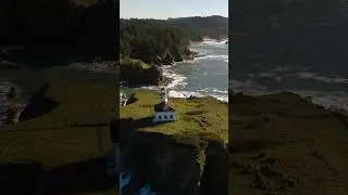 An aerial view of the Oregon coast. #travel #oregon #oregoncoast