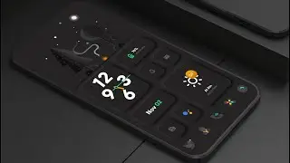 Nova Dark Home Screen Setup🖤Nova Launcher Home Screen Setup Tutorial Dark🖤Best Setup Android🖤2024