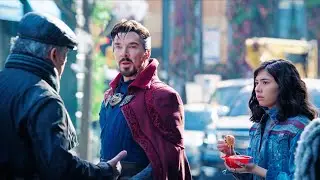 Doctor Strange Multiverse of Madness in Hindi Pizza Poppa and Talking Scene