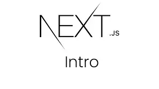 Next JS Intro Video