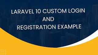 Laravel 10 Custom Login and Registration Example 