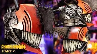 How to Make a Chainsaw Man Cosplay Part 2 - Painting and Weathering Prop Tutorial