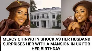 Mercy Chinwo In Shock As Her Husband Surprises Her With A Mansion In UK For Her Birthday.