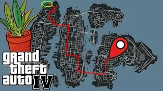 Can you take a FLOWER POT across the map in GTA IV?