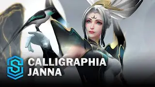 Calligraphia Janna Wild Rift Skin Spotlight