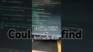 Could not find or load main in vs code #shortsfeed #viral #trending #vscode #youtubeshorts