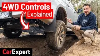 4WD modes: Diff lock, 2H, 4H, 4L & hill descent control how to/explained