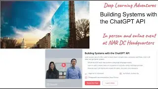 Building Systems with the ChatGPT API   In person+online event at NAR DC HQ