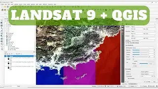 Landsat 9 + QGIS | Band Combination and Pan-sharpening