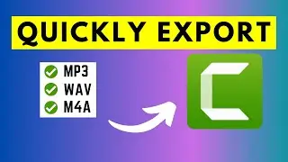 How to Quickly Export Audio as MP3, WAV or M4a in Camtasia