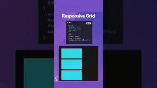 Responsive CSS grid - Flexbox using HTML & CSS 👨🏼‍💻🤩  #javascript #cssgrid #responsivewebsite #short