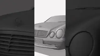 HD 3D Scanning: Mercedes CLK by Artec Leo