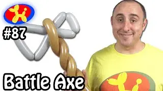 Battle Axe  - Balloon Animal Lessons #87