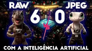 🤖INTELIGÊNCIA ARTIFICIAL🧠 RAW vs JPEG - A BATALHA FINAL (2° ROUND)🥊