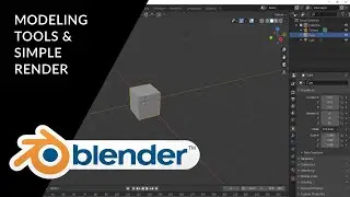 Modeling Tools & Basic Render - Quick Start Blender 2.8x