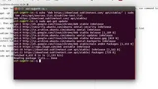 Install Sublime 3 ubuntu-16.04