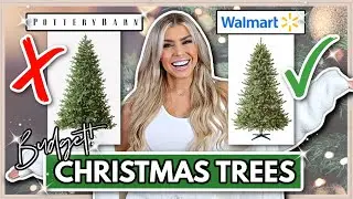 10 *BEST* Budget Christmas Trees from Walmart (Non-sponsored Honest Christmas Tree Review 2023)