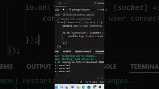 socket io connection and disconnection - socket io connection in node js - #lazzycodetech #js