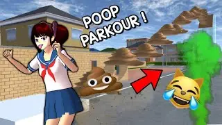 POOP PARKOUR 💩🤣🤢 - SAKURA SCHOOL SIMULATOR