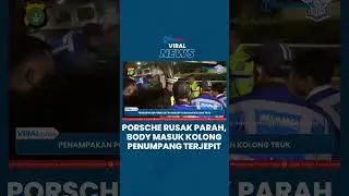 Penampakan Porsche Hancur usai Tabrak Belakang Truk: Separuh Body Masuk Kolong, Terseret 150 Meter