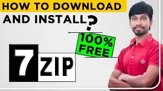 How To Download and Install 7 Zip on Desktop and Laptop For Free [Hindi]