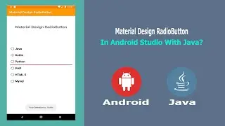 Material Design RadioButton in 📱 Android 📱 Studio With Java?