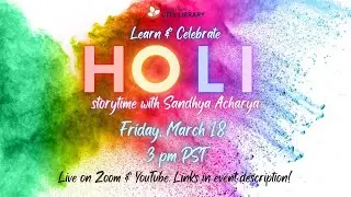 ONLINE: Learn & Celebrate Holi Storytime