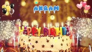 AKRAM Birthday Song – Happy Birthday Akram