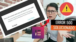 Elementor Errores y ✅Soluciones mas comunes Editor no carga | The Content Area Was Not Found