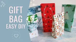 quick and easy Gift Bag ! any size, any paper. fast gift wrapping!!