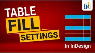 Alternate Fill in InDesign Table | How To Fill Alternate Colour in Table | Alternate Fill in Table