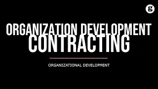 What is Organizational Development Contracting?