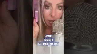 ASMR Personal Attention Poking & Stippling Your Face With ASMR Mouth 👄 Sounds