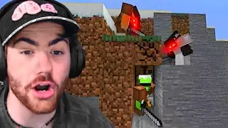 Sapnap Reacts to His First Ever Minecraft Manhunt...