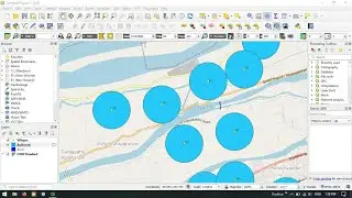 How to Create Point Buffer in QGIS