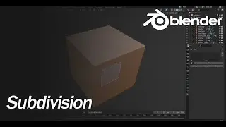 Blender Tutorials Chapter 3 - Edit Mode Tools - Subdivison