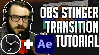 OBS Stinger Transition Animation | After Effects Tutorial