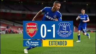 EXTENDED HIGHLIGHTS: ARSENAL 0-1 EVERTON