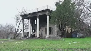 Neighbors asking what will happen to historic Texas home that caught fire