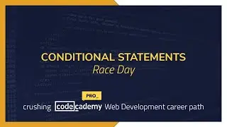Crushing Codecademy PRO WEB DEVELOPMENT career path Challenge - Race Day